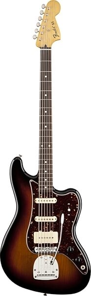 Fender Pawn Shop VI 6-String Electric Bass, Rosewood Fingerboard with Gig Bag, 3-Color Sunburst