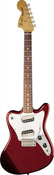 Fender Pawn Shop Super Sonic Electric Guitar, Rosewood Fingerboard with Gig Bag, Apple Red Flake