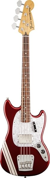 Fender Pawn Shop Mustang Electric Bass with Gig Bag, Candy Apple Red