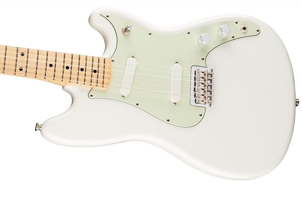 Fender Duo-Sonic Electric Guitar (Maple Fingerboard), Arctic White 4
