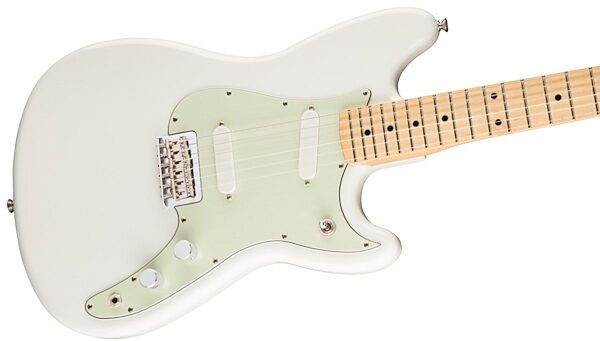 Fender Duo-Sonic Electric Guitar (Maple Fingerboard), Arctic White View 3