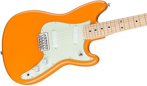 Fender Duo-Sonic Electric Guitar (Maple Fingerboard), Capri Orange View 1