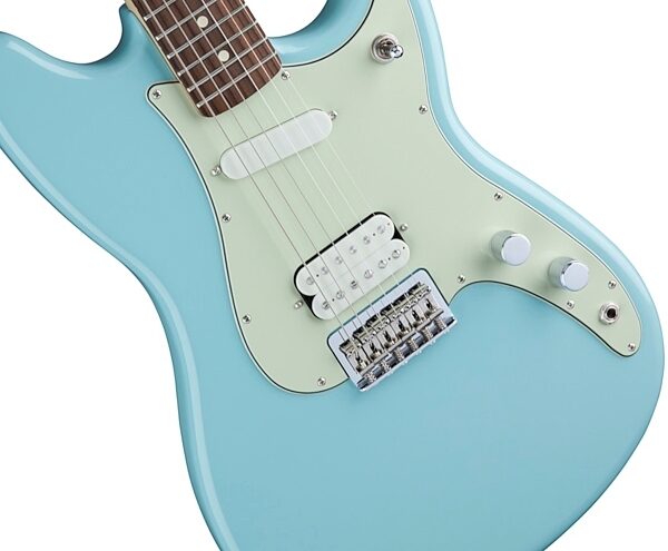 Fender Duo-Sonic HS Electric Guitar, Daphne Blue View 2