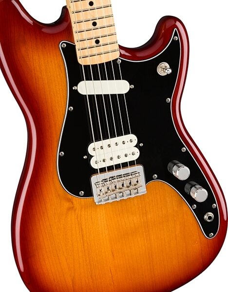 Fender Player Duo-Sonic HS Electric Guitar, Maple Fingerboard, Action Position Back