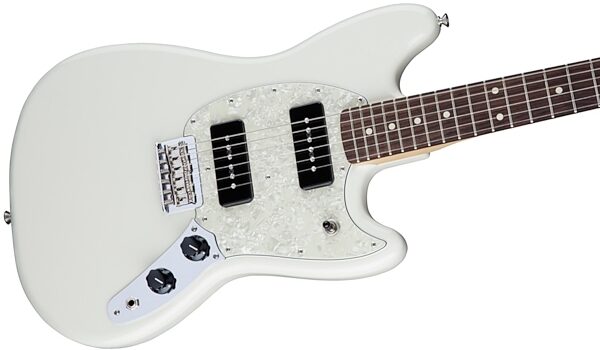 Fender Mustang 90 Electric Guitar, Olympic White View 1