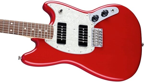 Fender Mustang 90 Electric Guitar, Torino Red View 3