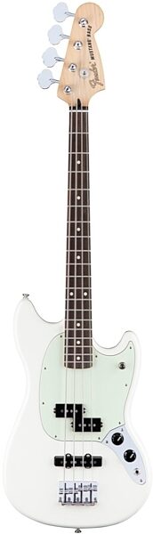 Fender PJ Mustang Electric Bass, Olympic White