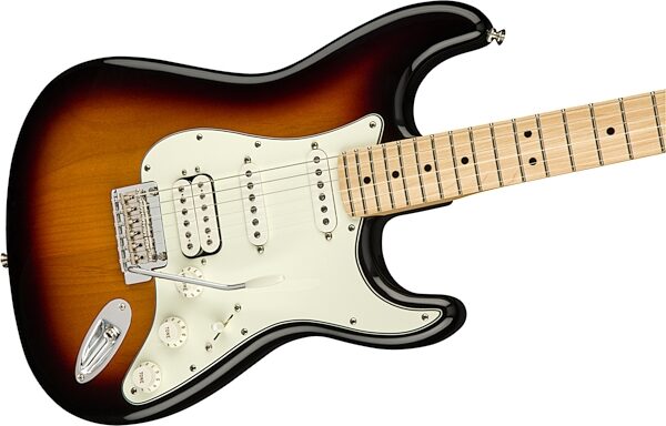 Fender Player Stratocaster HSS Electric Guitar (Maple Fingerboard), Action Position Back