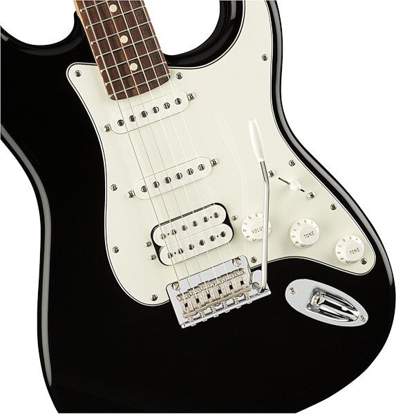 Fender Player Stratocaster HSS Pau Ferro Electric Guitar, Action Position Back
