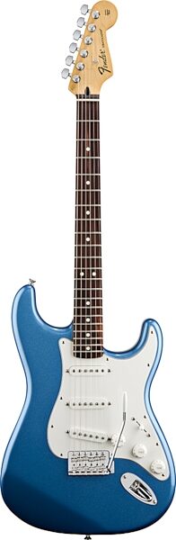 Fender Standard Stratocaster Electric Guitar (Maple Fretboard), Lake Placid Blue
