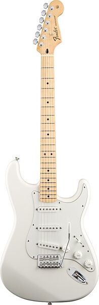 Fender Standard Stratocaster Electric Guitar (Maple Fretboard), Arctic White