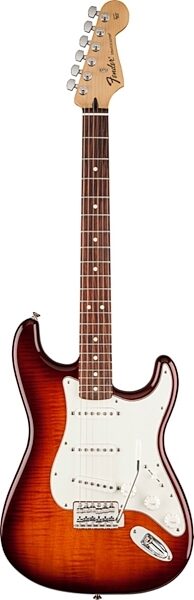 Fender Standard Stratocaster Plus Top Electric Guitar, with Rosewood Fingerboard, Tobacco Sunburst