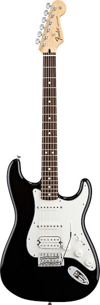 Fender Standard Stratocaster HSS Electric Guitar (Rosewood Fingerboard), Black