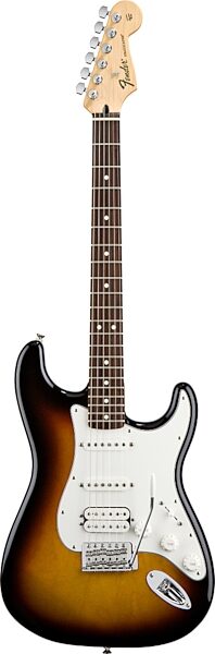 Fender Standard Stratocaster HSS Electric Guitar (Rosewood Fingerboard), Brown Sunburst