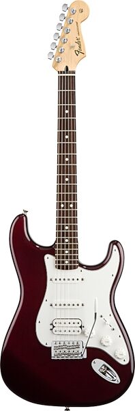 Fender Standard Stratocaster HSS Electric Guitar (Rosewood Fingerboard), Midnight Wine