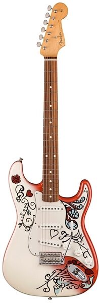 Fender Limited Edition Jimi Hendrix Monterey Stratocaster Electric Guitar (with Gig Bag), Main