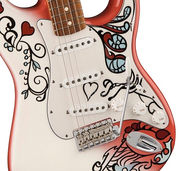 Fender Limited Edition Jimi Hendrix Monterey Stratocaster Electric Guitar (with Gig Bag), View