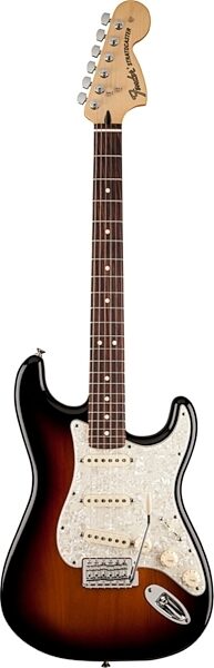 Fender Deluxe Roadhouse Stratocaster Electric Guitar, Rosewood Fingerboard (with Gig Bag), 3-Tone Sunburst