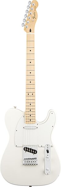 Fender Standard Telecaster Electric Guitar (Maple Fretboard), Arctic White