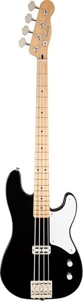 Fender Cabronita Precision Electric Bass, Maple Fingerboard (with Gig Bag), Black
