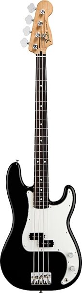 Fender Standard Precision Electric Bass (Rosewood Fretboard), Black