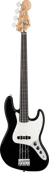 Fender Standard Fretless Jazz Electric Bass (Rosewood Fingerboard), Black