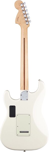 Fender Deluxe Roadhouse Stratocaster Electric Guitar (with Gig Bag), Olympic White Back
