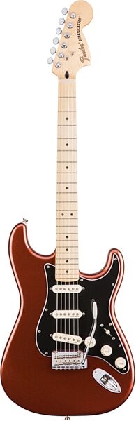 Fender Deluxe Roadhouse Stratocaster Electric Guitar (with Gig Bag), Classic Copper