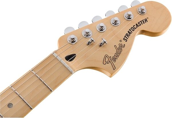Fender Deluxe Roadhouse Stratocaster Electric Guitar (with Gig Bag), Classic Copper Headstock Front