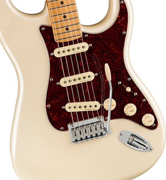 Fender Player Plus Stratocaster Electric Guitar, Maple Fingerboard (with Gig Bag), Action Position Back