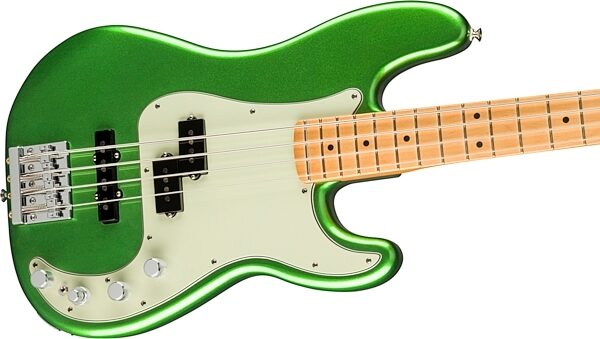 Fender Player Plus Precision Electric Bass, Maple Fingerboard (with Gig Bag), Action Position Back