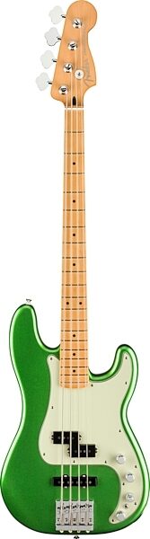 Fender Player Plus Precision Electric Bass, Maple Fingerboard (with Gig Bag), Action Position Back