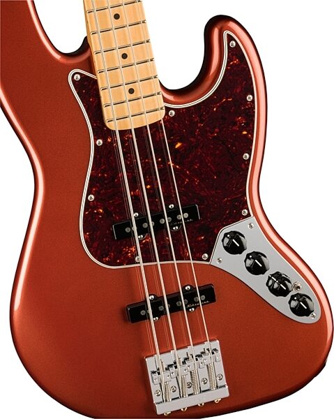 Fender Player Plus Jazz Electric Bass, Maple Fingerboard (with Gig Bag), Action Position Back