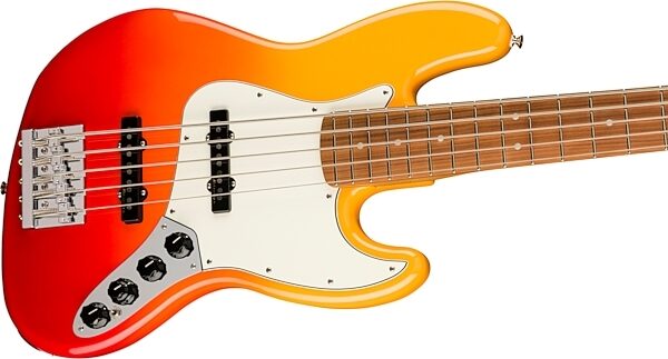 Fender Player Plus V Jazz Electric Bass, Pau Ferro Fingerboard (with Gig Bag), Action Position Back
