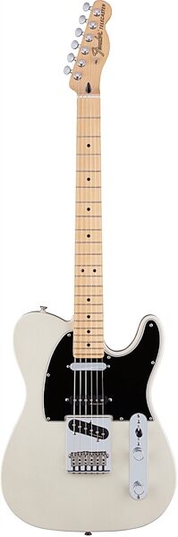 Fender Deluxe Nashville Telecaster Electric Guitar (Maple, with Gig Bag), White Blonde