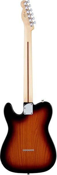 Fender Deluxe Nashville Telecaster Electric Guitar (Maple, with Gig Bag), Sunburst Back