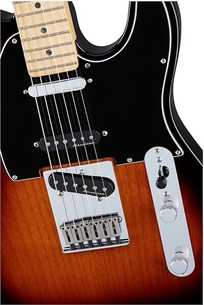 Fender Deluxe Nashville Telecaster Electric Guitar (Maple, with Gig Bag), Sunburst Front Body