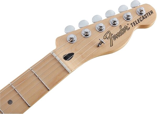 Fender Deluxe Nashville Telecaster Electric Guitar (Maple, with Gig Bag), Sunburst Headstock Front