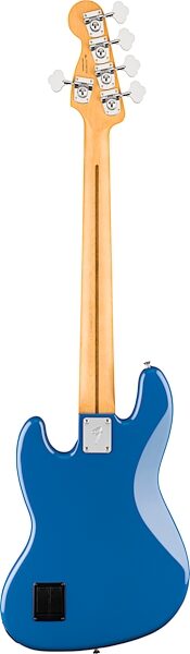 Fender Player II Modified Active Jazz V Electric Bass, 5-String, Rosewood Fingerboard (with Gig Bag), Electric Blue, Action Position Back