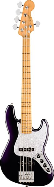 Fender Player II Modified Active V Jazz Electric Bass, Maple Fingerboard (with Gig Bag), Dusk, Action Position Back