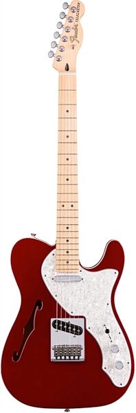 Fender Deluxe Telecaster Thinline Electric Guitar (Maple, with Gig Bag), Main