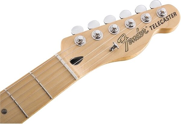 Fender Deluxe Telecaster Thinline Electric Guitar (Maple, with Gig Bag), Headstock Front