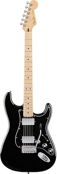 Fender Blacktop Stratocaster HH Electric Guitar (Maple), Black