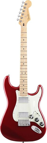 Fender Blacktop Stratocaster HH Electric Guitar (Maple), Candy Apple Red