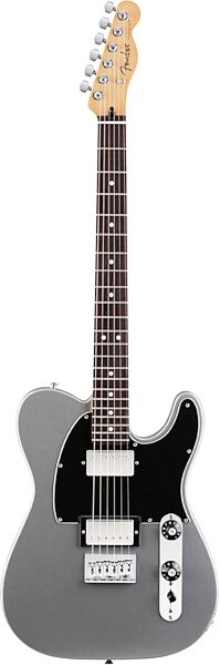 Fender Blacktop Telecaster HH Electric Guitar (Rosewood), Silver