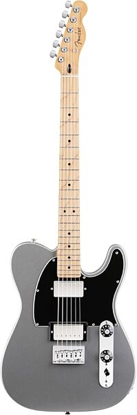 Fender Blacktop Telecaster HH Electric Guitar (Maple), Silver