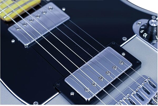 Fender Blacktop Telecaster HH Electric Guitar (Maple), Silver - Closeup 2
