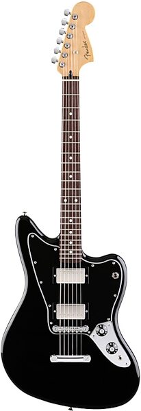 Fender Blacktop Jaguar HH Electric Guitar (Rosewood), Black