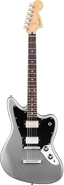 Fender Blacktop Jaguar HH Electric Guitar (Rosewood), Silver