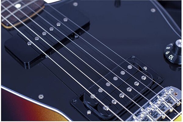 Fender Blacktop Jazzmaster HS Electric Guitar (Rosewood), 3-Color Sunburst - Closeup 3